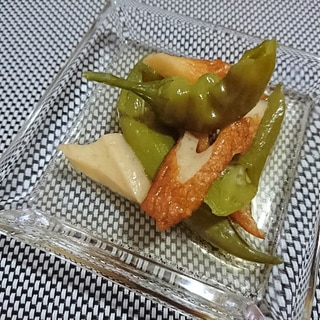 5分で完成！常備菜にも☆万願寺とうがらし竹輪煮